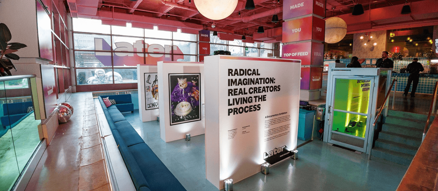 Brand activation installation at a large-scale event festival showcasing immersive experiential marketing